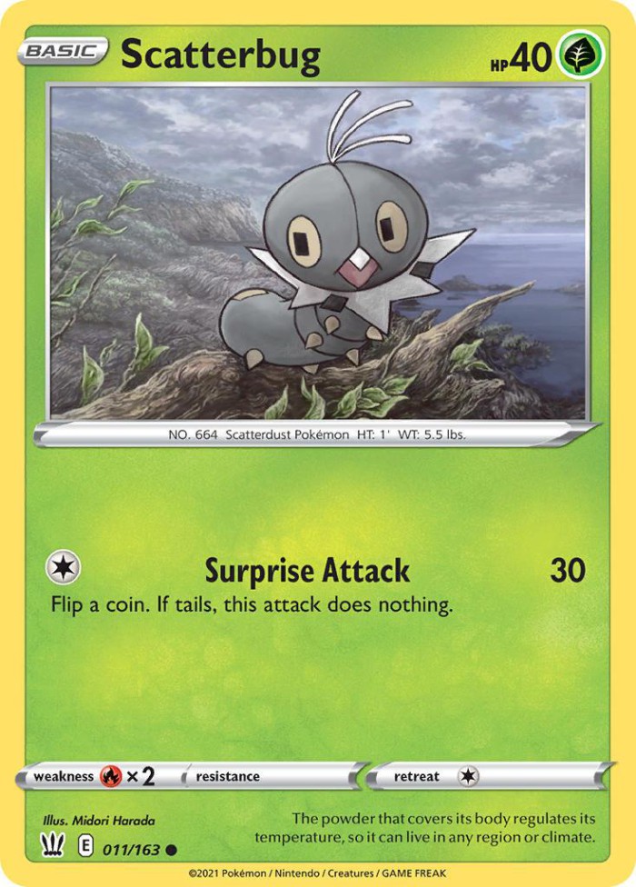 Carte Pokémon: Scatterbug [Lépidonille]