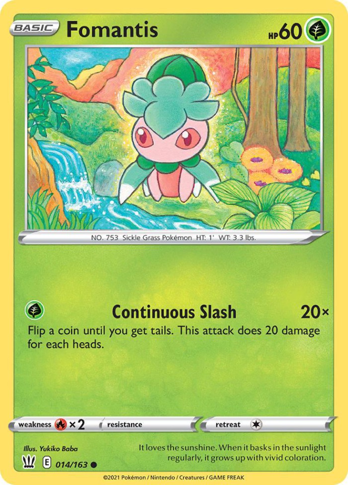 Carte Pokémon: Fomantis [Mimantis]