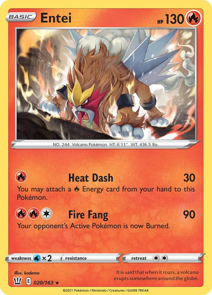 Carte Pokémon: Entei [Entei]