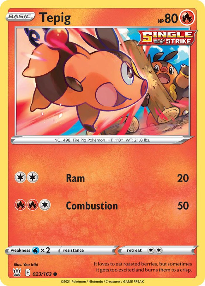 Carte Pokémon: Tepig [Gruikui]