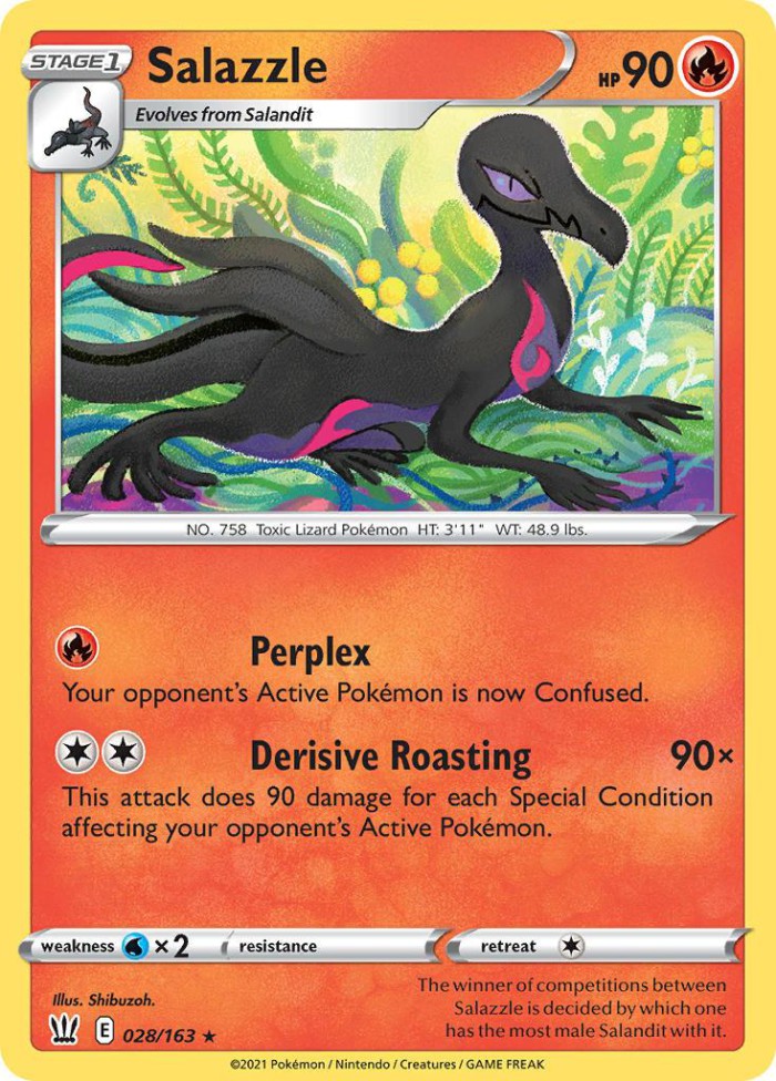 Carte Pokémon: Salazzle [Malamandre]