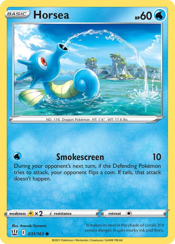 Carte Pokémon: Horsea [Hypotrempe]