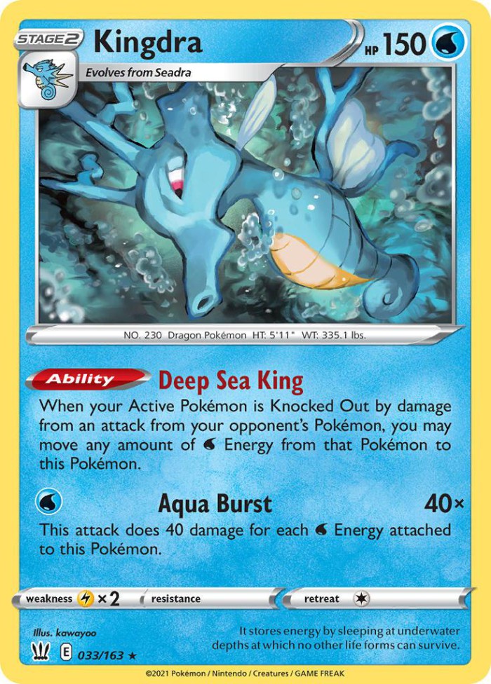 Carte Pokémon: Kingdra [Hyporoi]