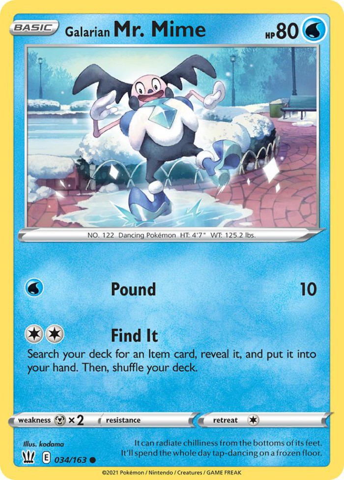 Carte Pokémon: Galarian Mr. Mime [M. Mime de Galar]