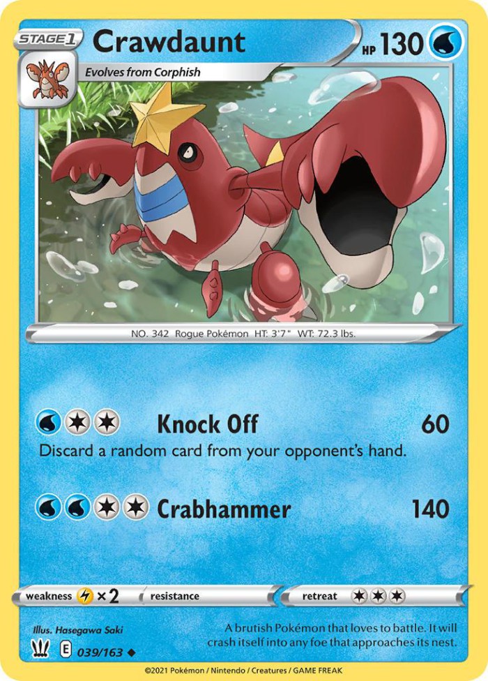 Carte Pokémon: Crawdaunt [Colhomard]