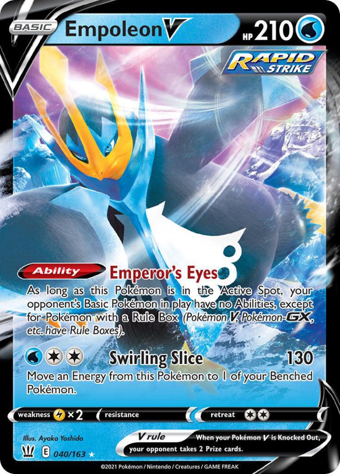 Carte Pokémon: Empoleon V [Pingoléon V]