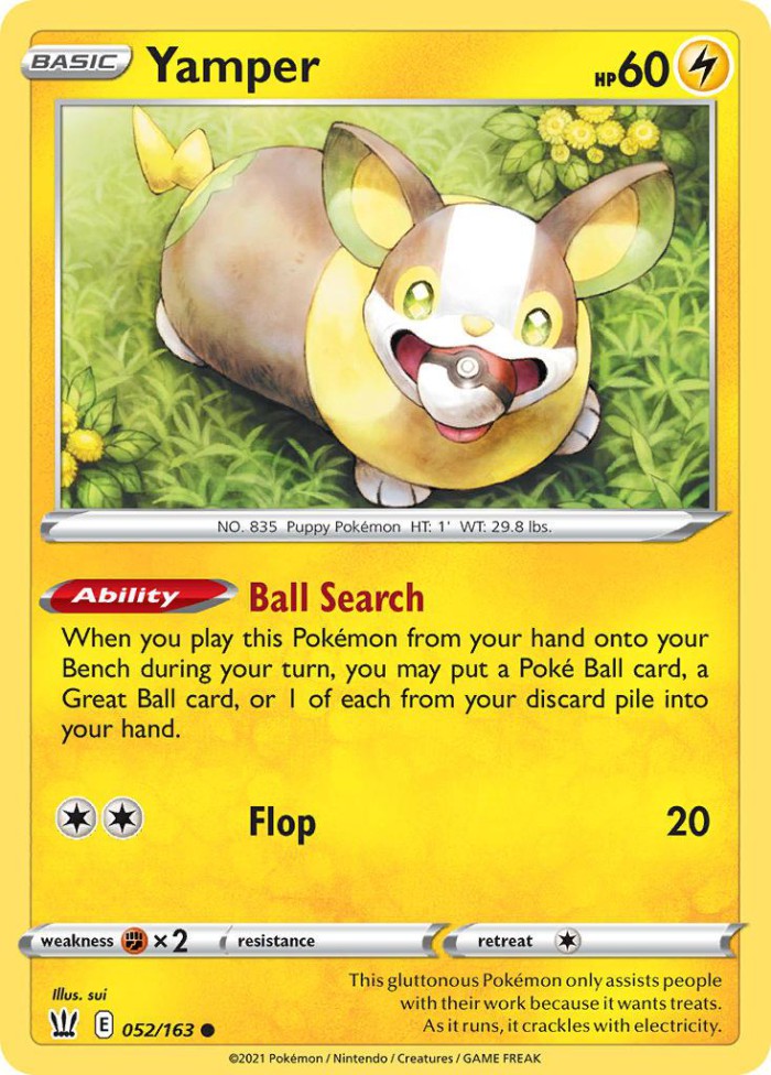 Carte Pokémon: Yamper [Voltoutou]