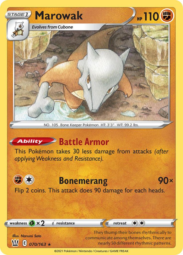 Carte Pokémon: Marowak [Ossatueur]