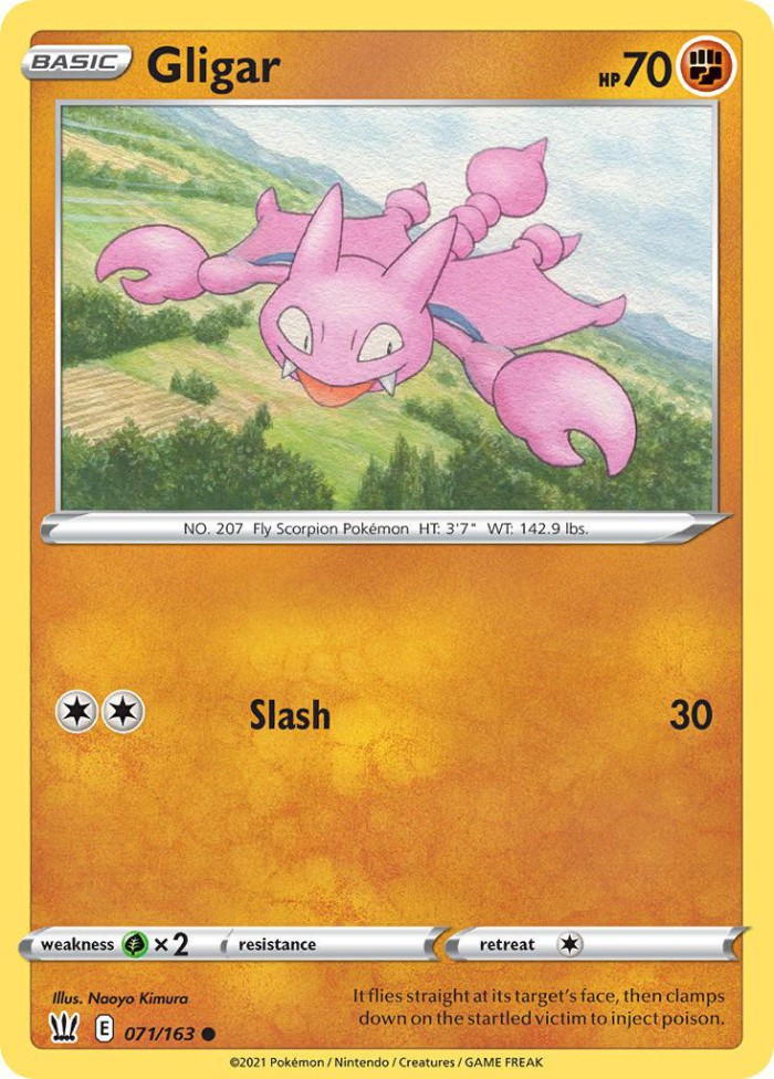 Carte Pokémon: Gligar [Scorplane]