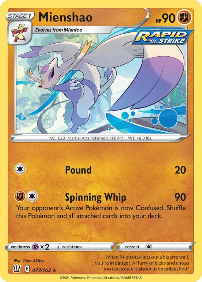 Carte Pokémon: Mienshao [Shaofouine]