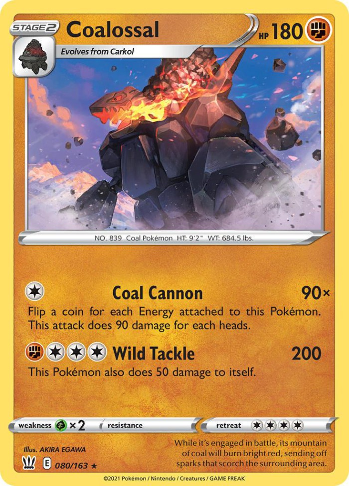 Carte Pokémon: Coalossal [Monthracite]