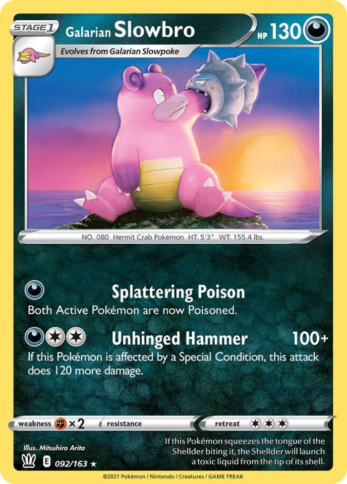 Carte Pokémon: Galarian Slowbro [Flagadoss de Galar]