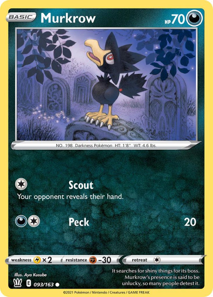 Carte Pokémon: Murkrow [Cornèbre]