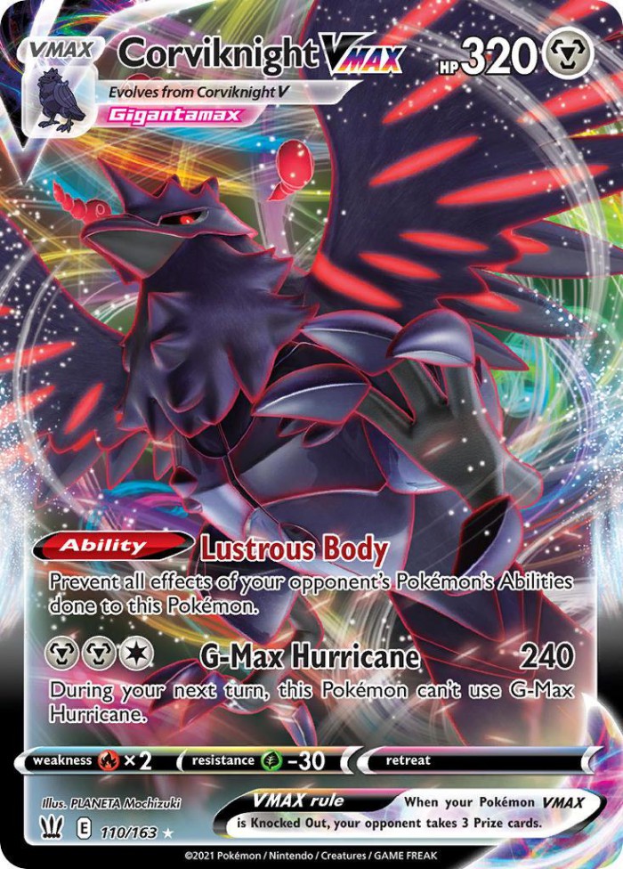 Carte Pokémon: Corviknight VMAX [Corvaillus VMAX]