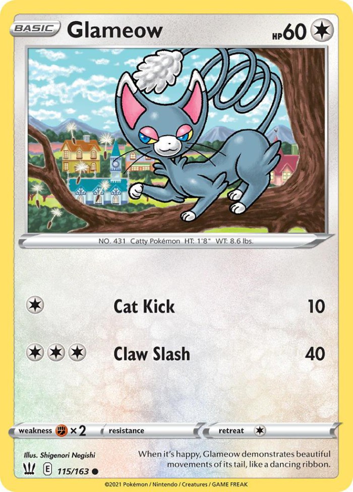 Carte Pokémon: Glameow [Chaglam]