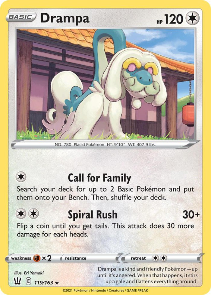 Carte Pokémon: Drampa [Draïeul]