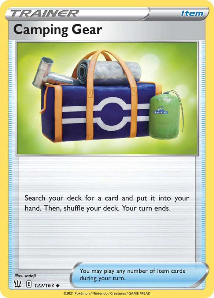 Carte Pokémon: Camping Gear [Kit de Camping]