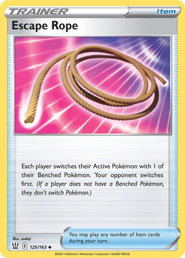 Carte Pokémon: Escape Rope [Corde Sortie]