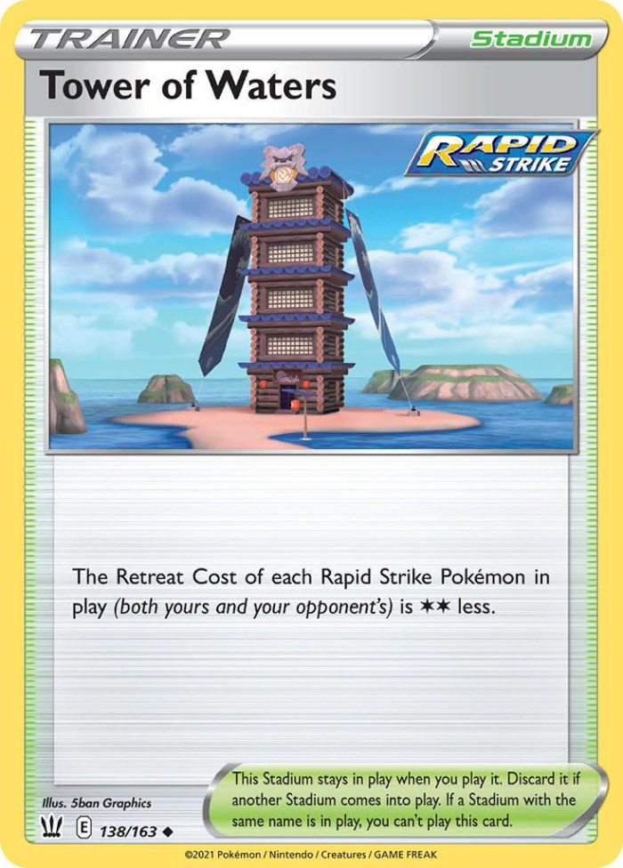 Carte Pokémon: Tower of Waters [Tour de l'Eau]