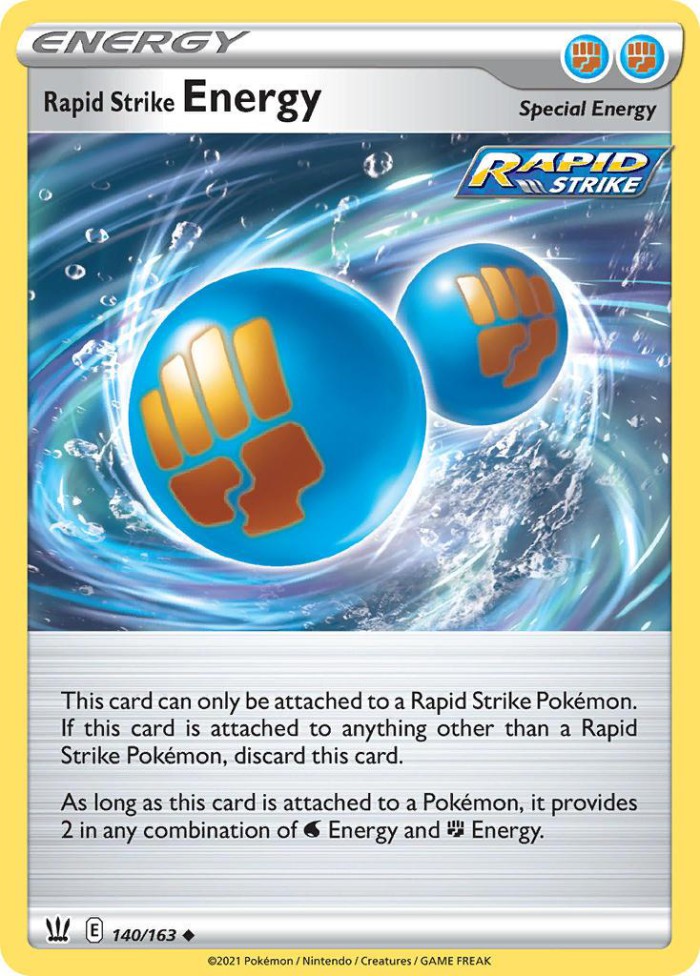 Carte Pokémon: Rapid Strike Energy [Énergie Mille Poings]