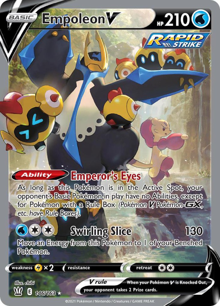 Carte Pokémon: Empoleon V [Pingoléon V]