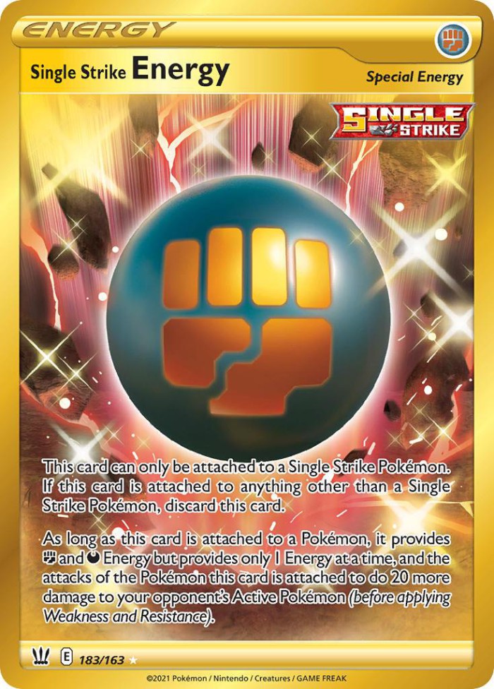 Carte Pokémon: Single Strike Energy [Énergie Poing Final]