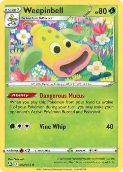 Carte Pokémon: Weepinbell