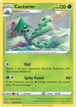 Carte Pokémon: Cacturne