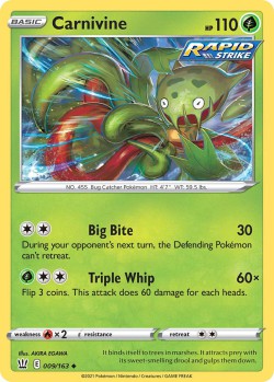 Carte Pokémon: Carnivine