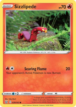 Carte Pokémon: Sizzlipede