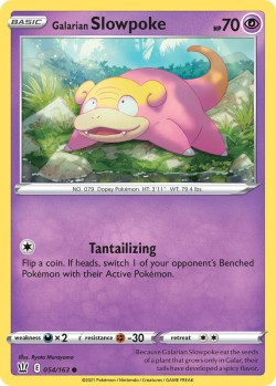 Carte Pokémon: Galarian Slowpoke