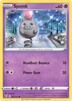 Carte Pokémon: Spoink