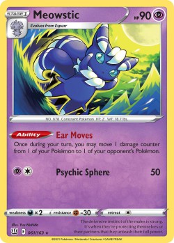 Carte Pokémon: Meowstic