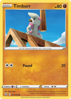 Carte Pokémon: Timburr