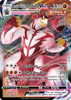 Carte Pokémon: Single Strike Urshifu VMAX