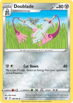 Carte Pokémon: Doublade