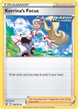 Carte Pokémon: Korrina's Focus