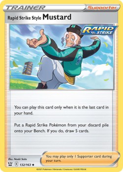 Carte Pokémon: Rapid Strike Style Mustard