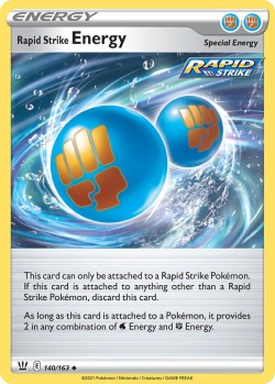 Carte Pokémon: Rapid Strike Energy