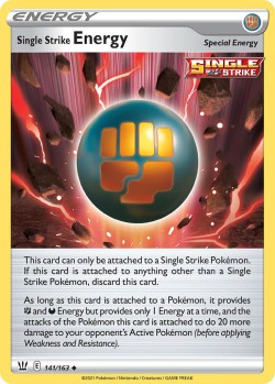 Carte Pokémon: Single Strike Energy