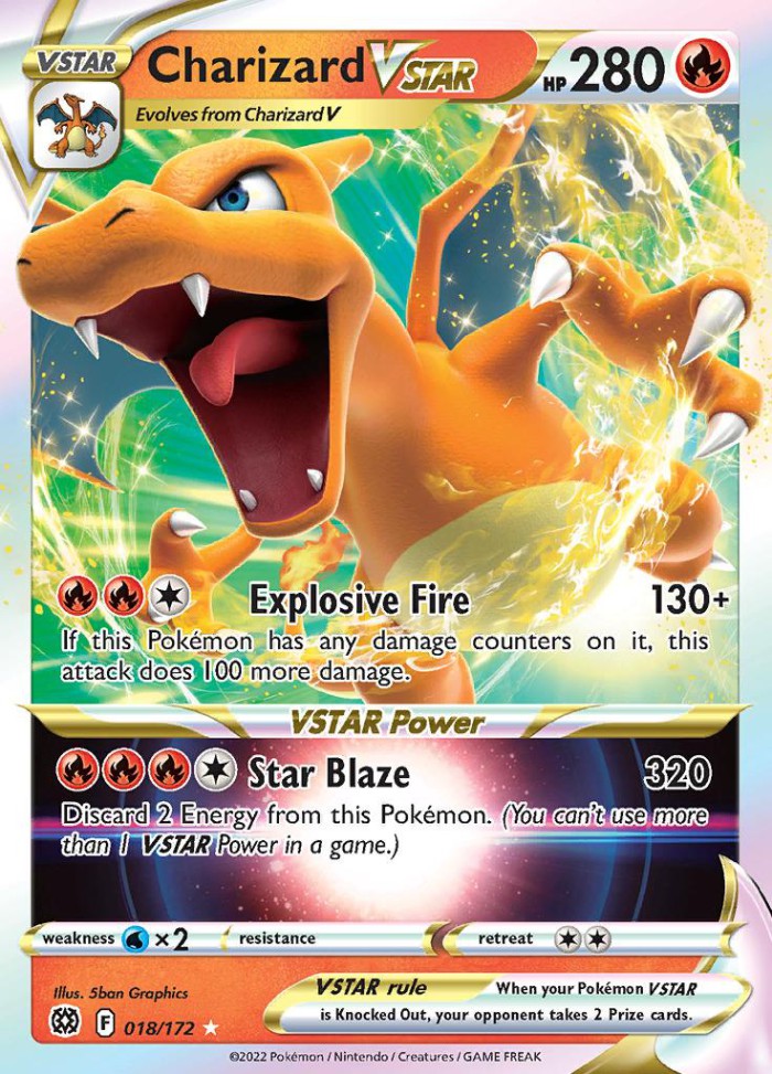 Carte Pokémon: Charizard VSTAR [Dracaufeu VSTAR]