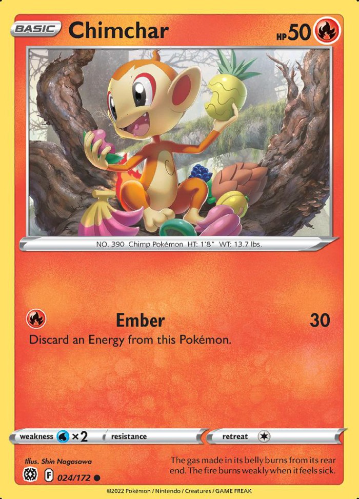 Carte Pokémon: Chimchar [Ouisticram]