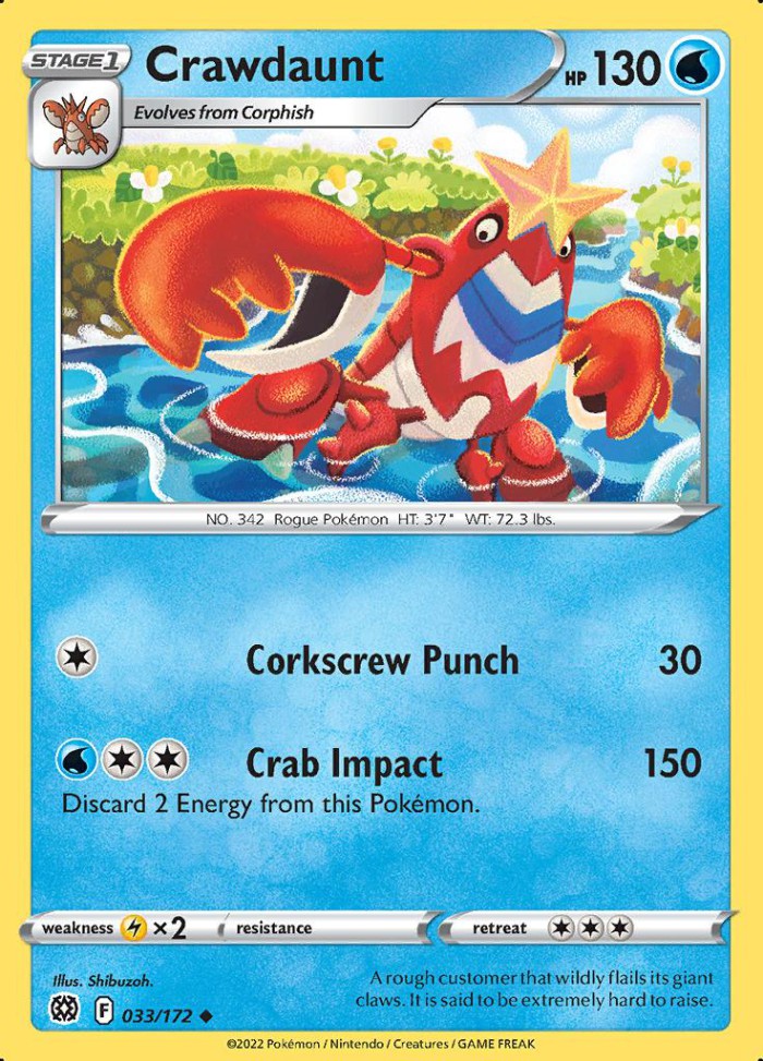 Carte Pokémon: Crawdaunt [Colhomard]