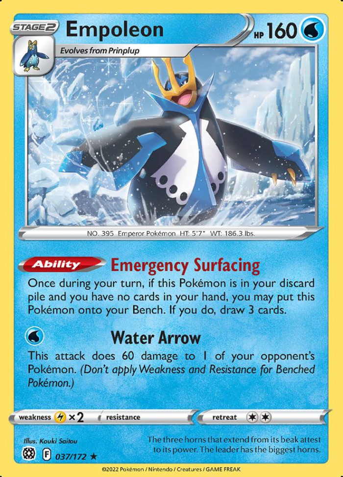 Carte Pokémon: Empoleon [Pingoléon]