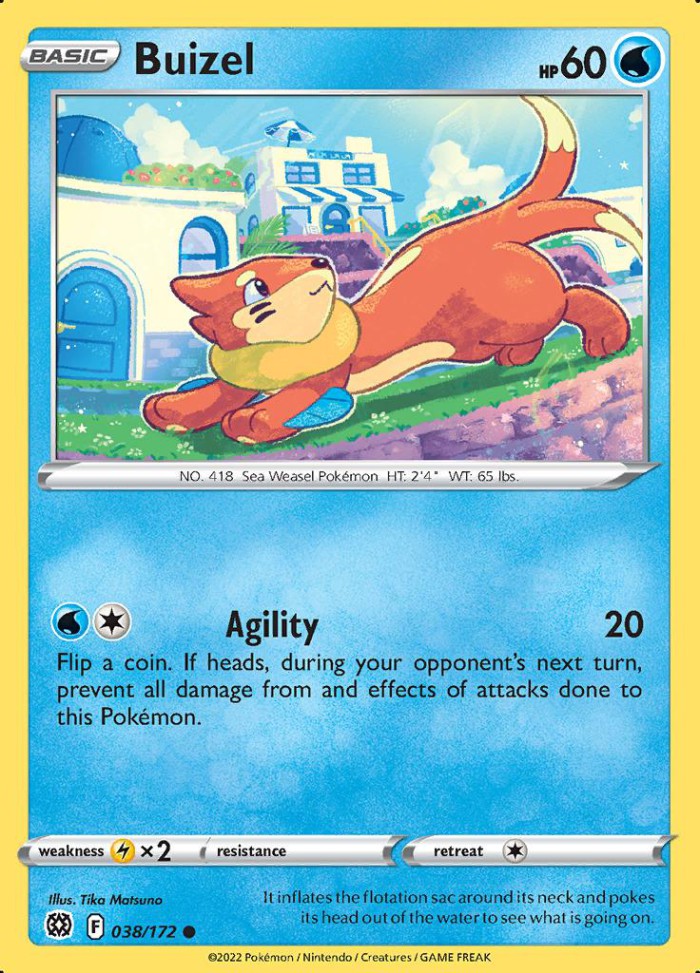 Carte Pokémon: Buizel [Mustébouée]