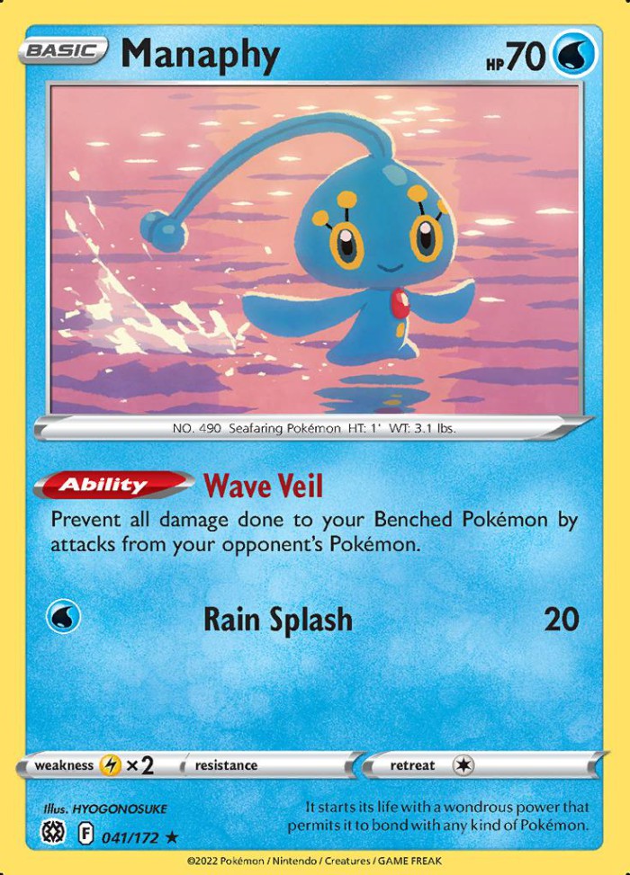 Carte Pokémon: Manaphy [Manaphy]