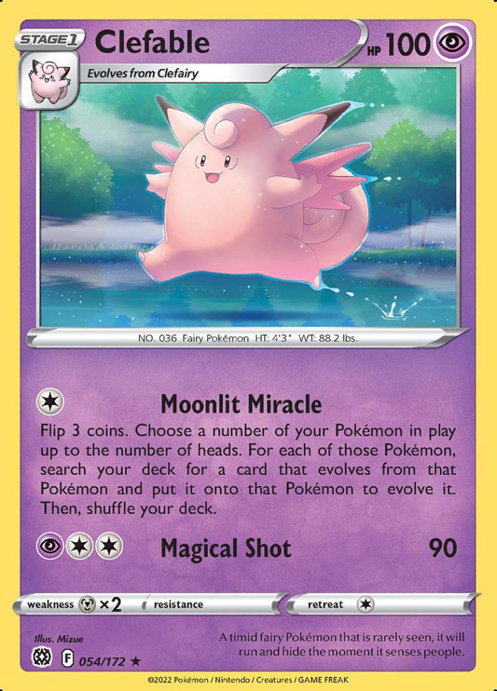 Carte Pokémon: Clefable [Mélodelfe]