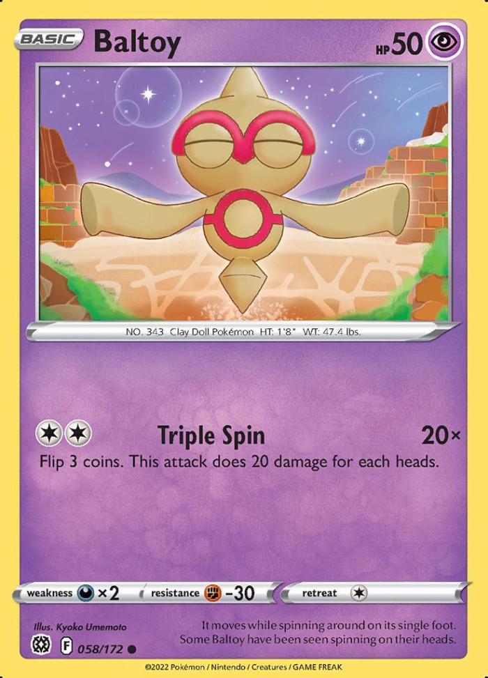 Carte Pokémon: Baltoy [Balbuto]