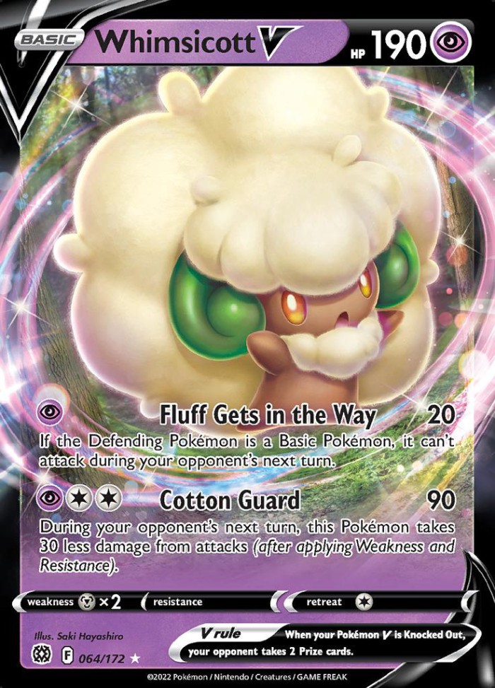 Carte Pokémon: Whimsicott V [Farfaduvet V]