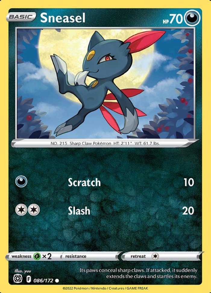 Carte Pokémon: Sneasel [Farfuret]